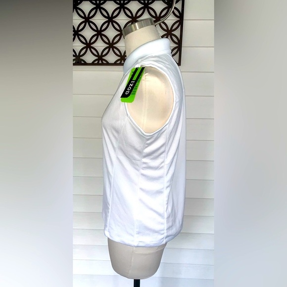 Women’s IZOD sleeveless  Golf White Breathable shirt NWT size small - Picture 2 of 4